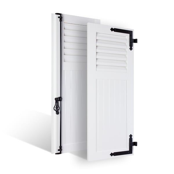 PCV avec lames à la Française au tiers blanc

