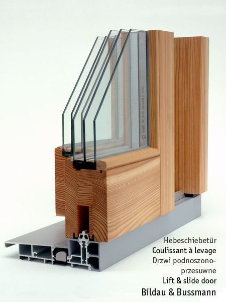 Échantillon de porte coulissante en bois