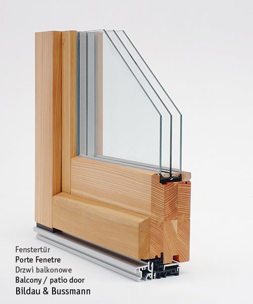 Échantillon porte-fenêtre bois