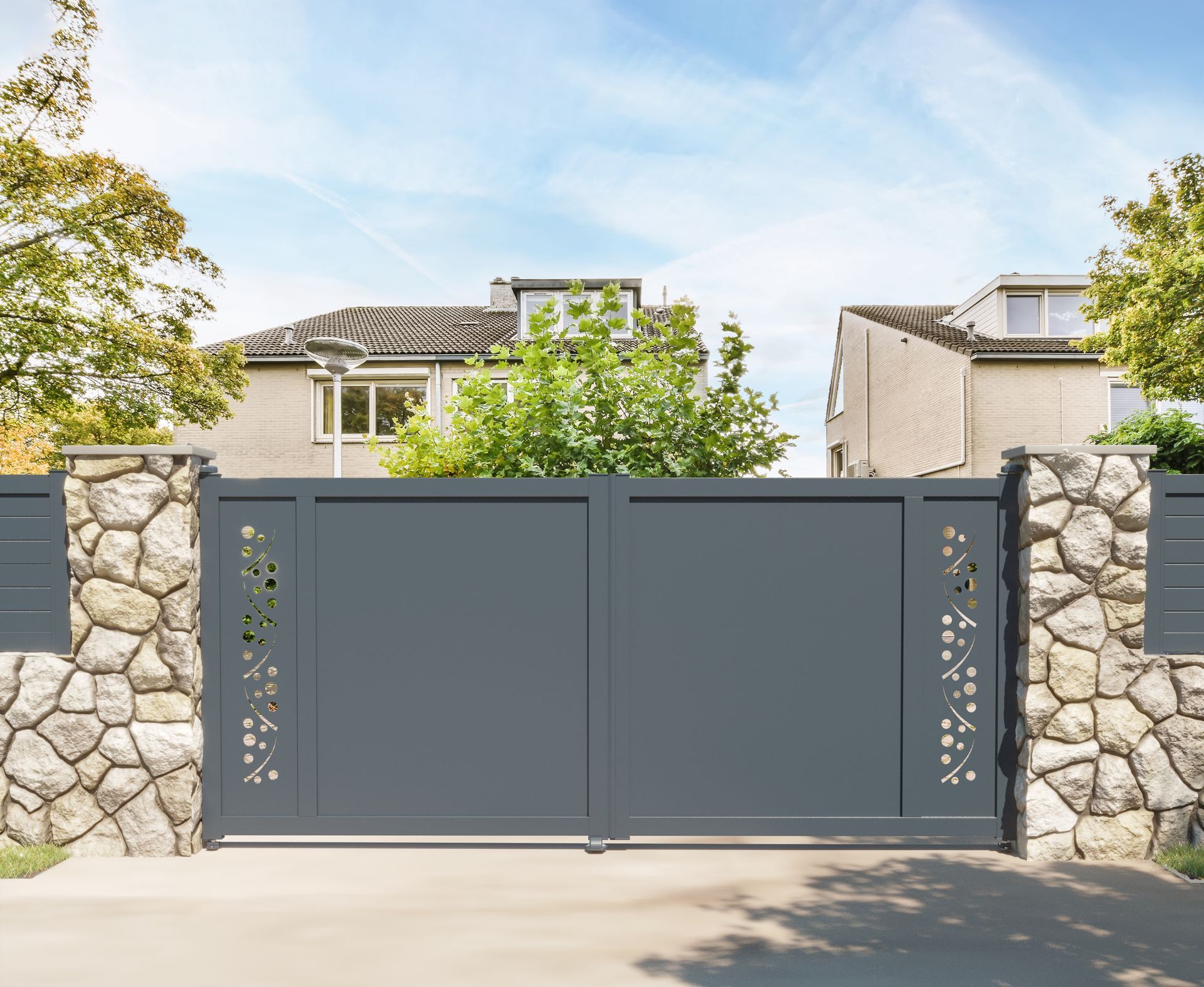 Portail battant Berlin inversé