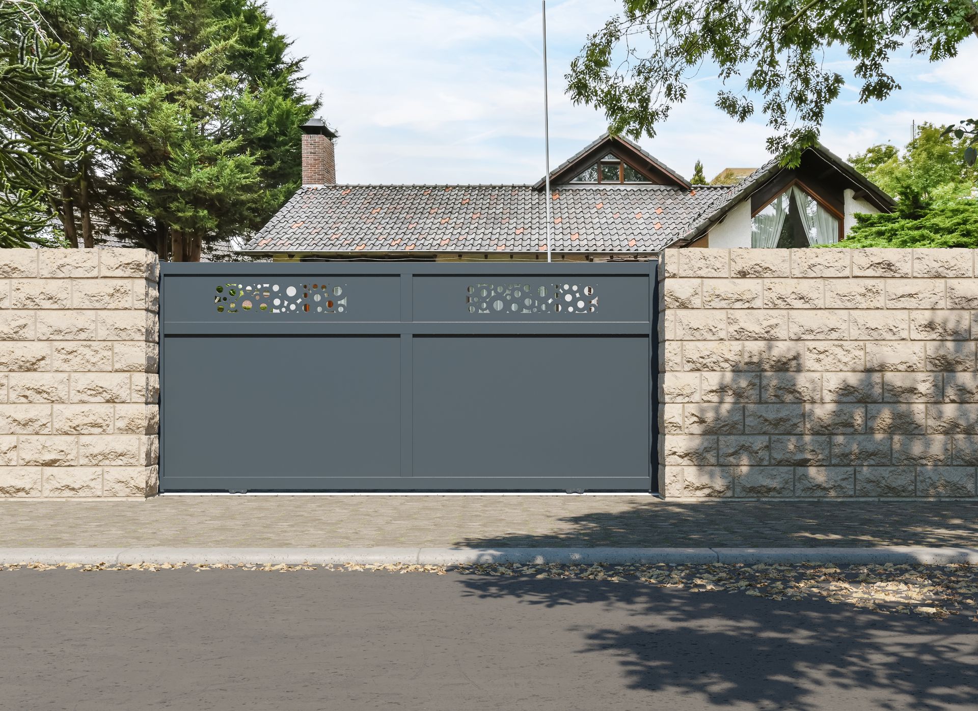 Portail coulissant Bologna Horizontal