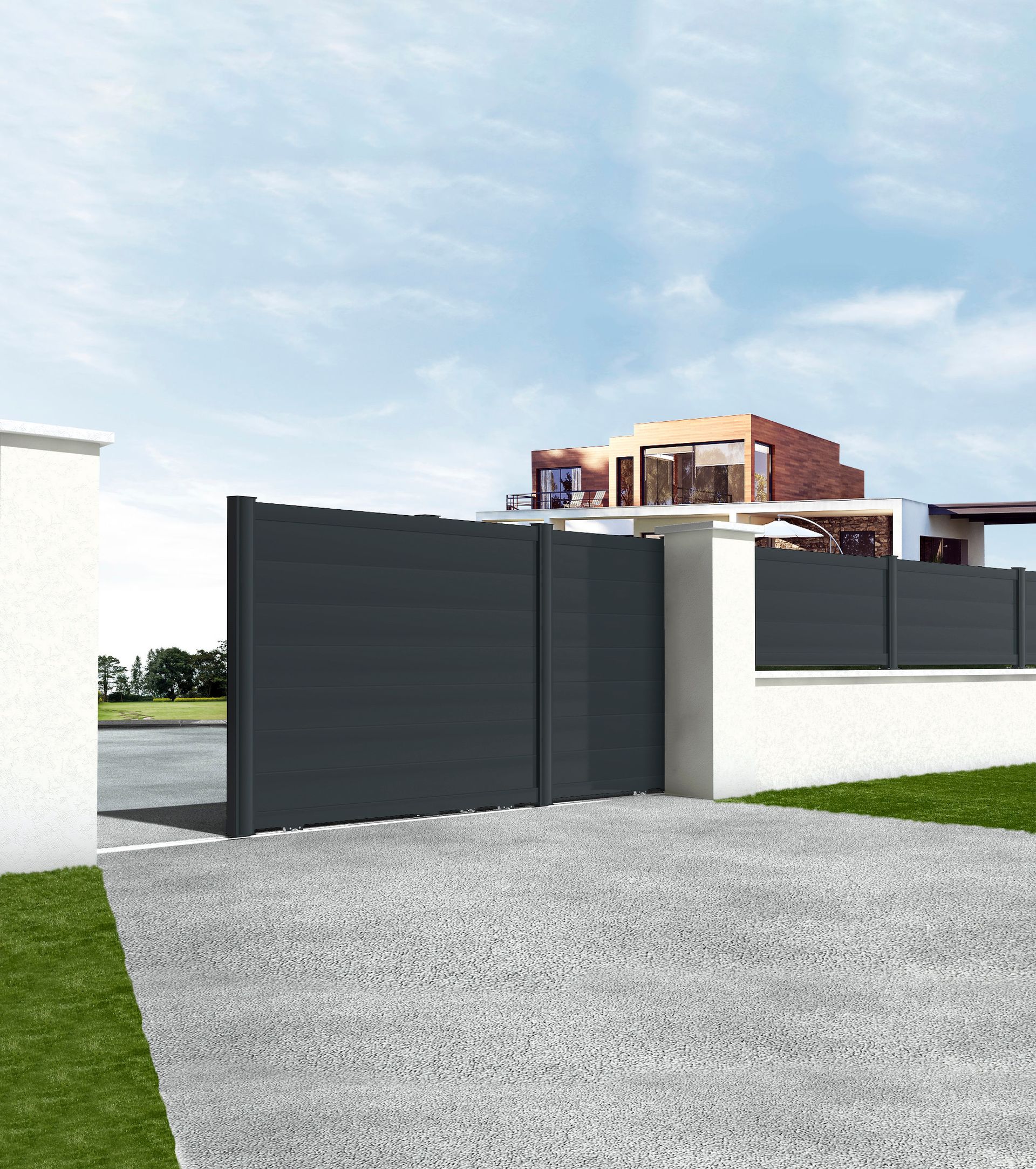 Portail coulissant Concept Prestige AMB