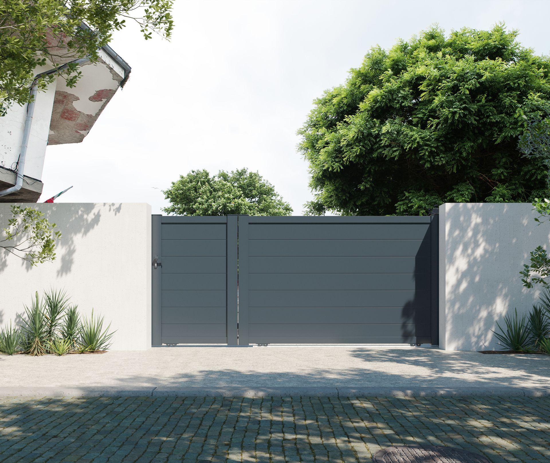 Portail coulissant Concept Double Open