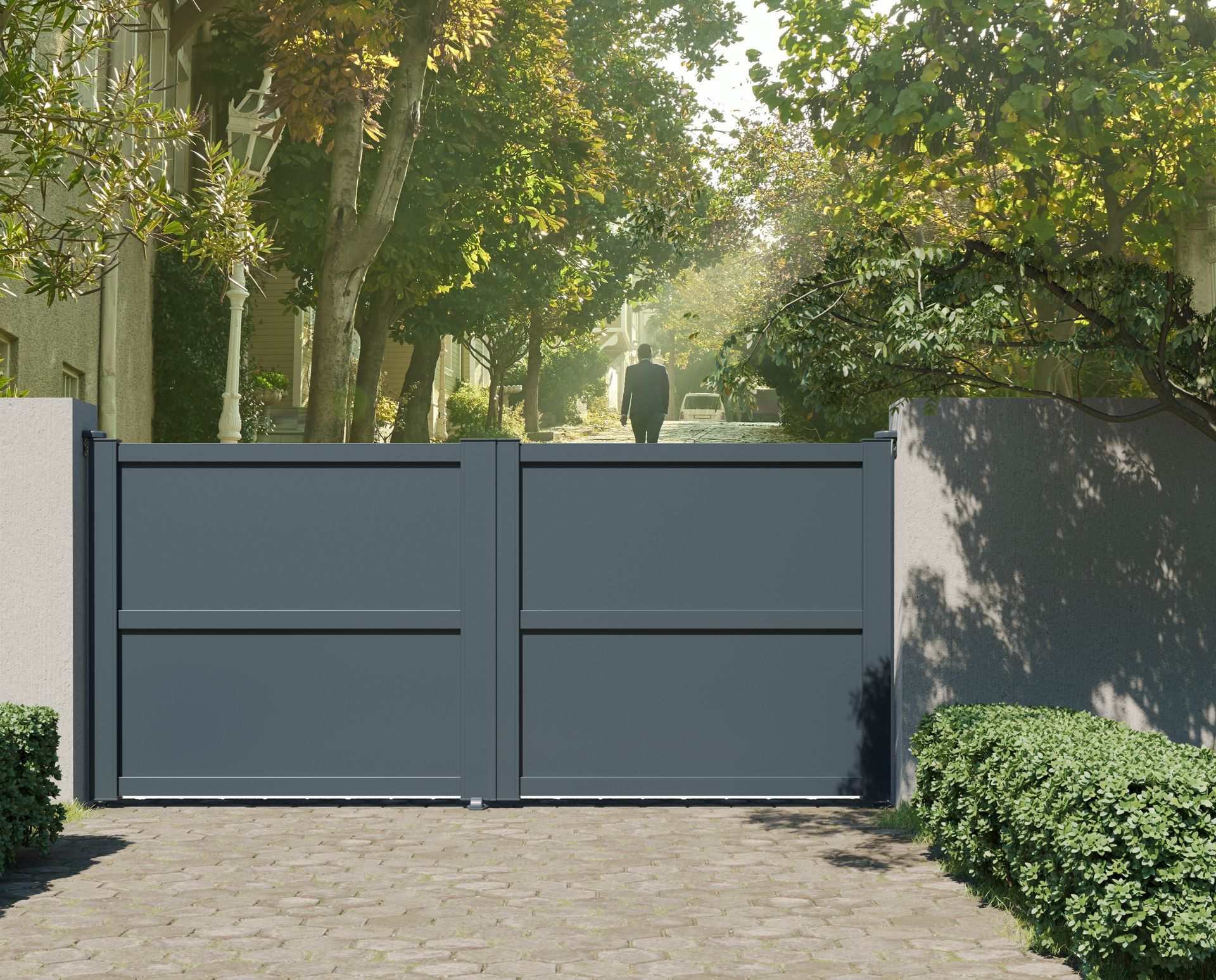 Portail battant Dijon Horizontal