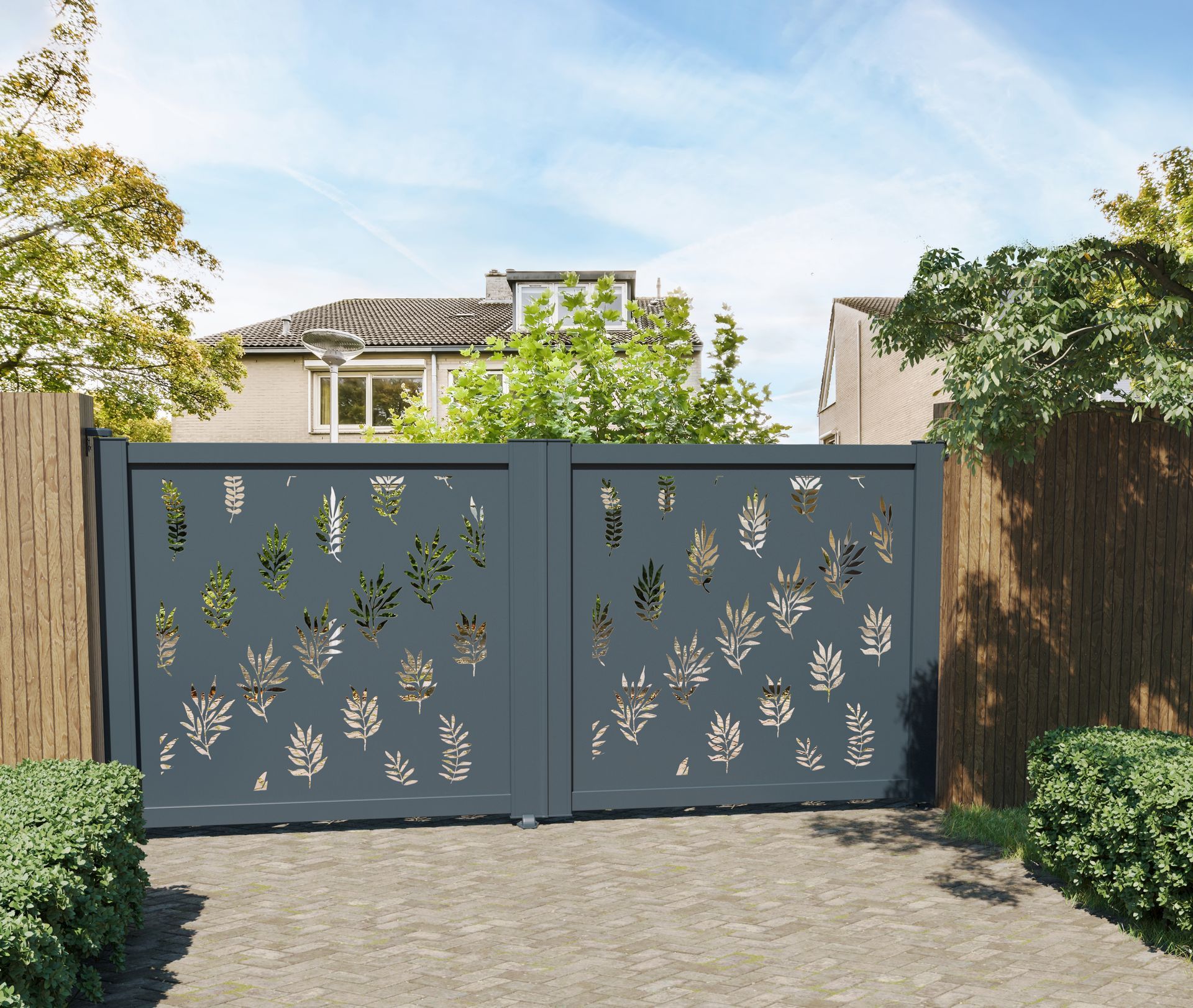 Portail battant Dijon Panneau Org