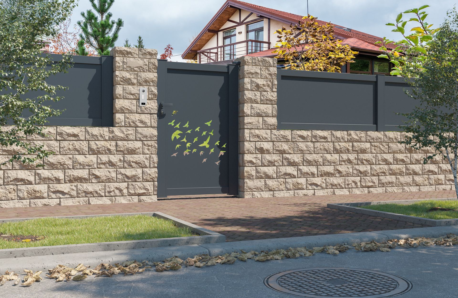 Portillon Dijon Panneau Org