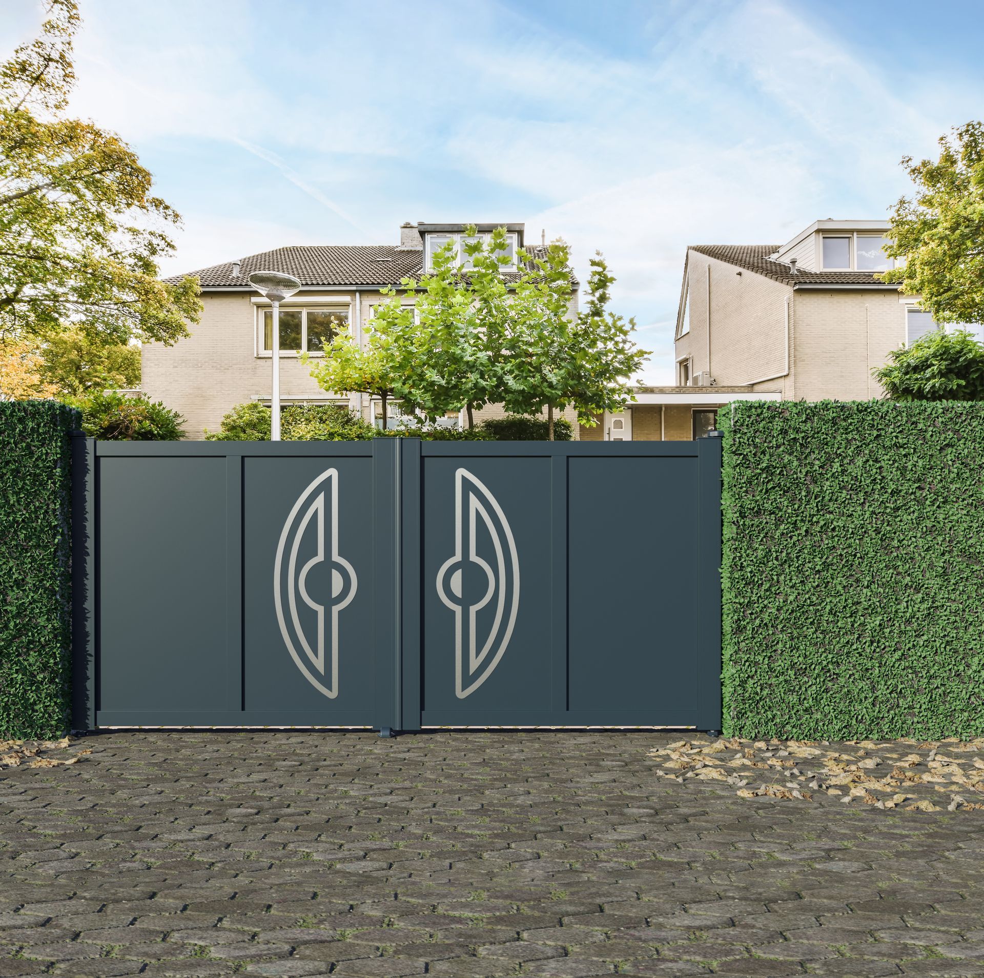 Portail battant Dijon Vertical AssinaraInv