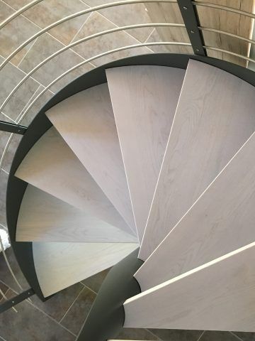 Montée d'escalier hélicoïdal Alicante 3 vue du dessus