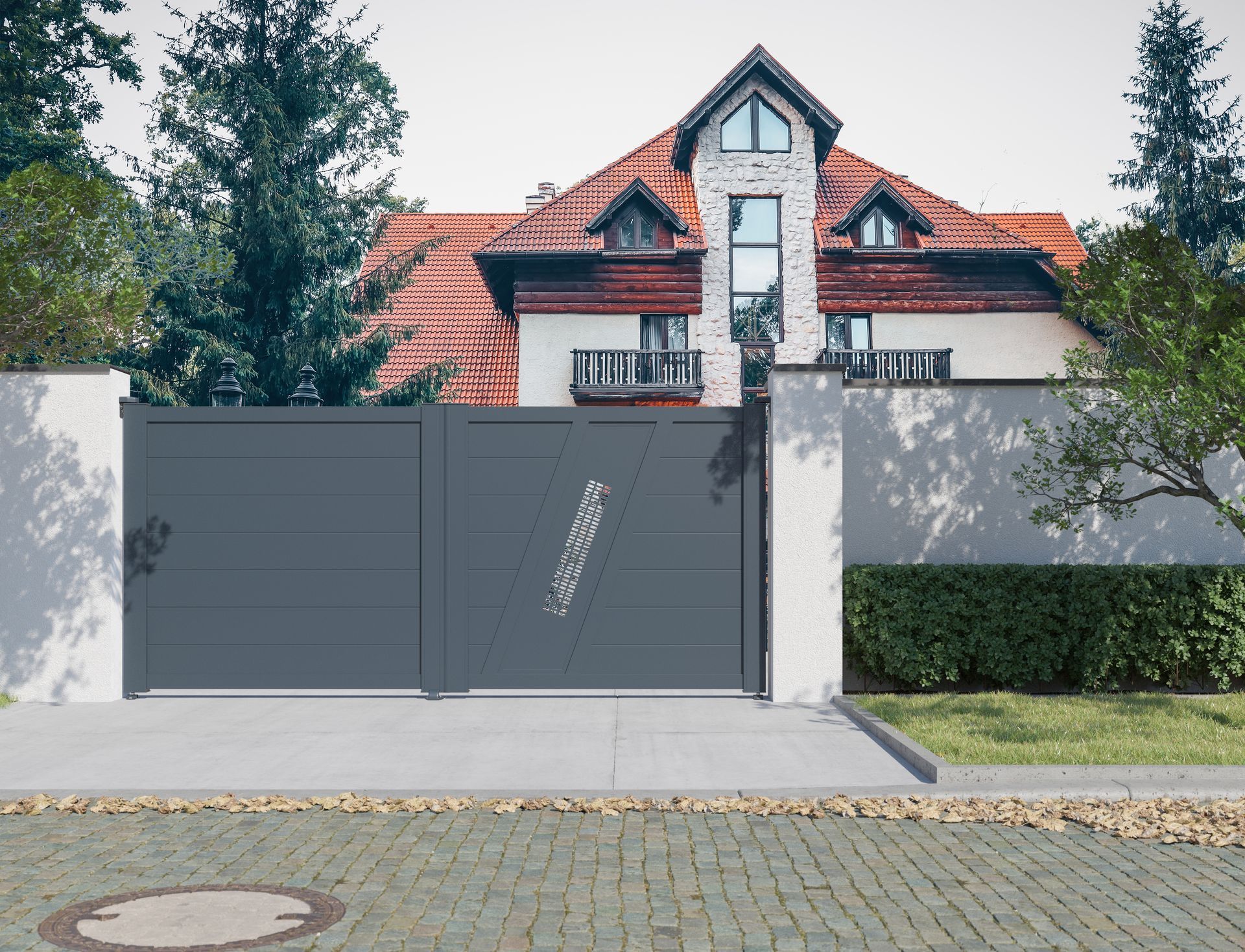 Portail battant Neo Vision Oblique