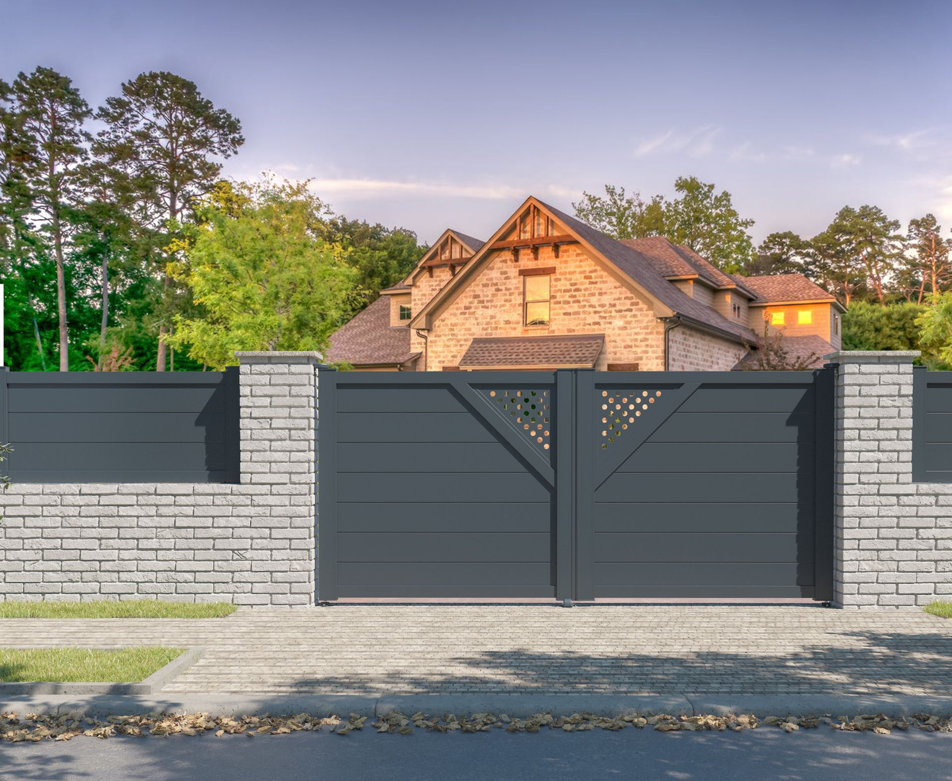 Portail battant Neo Vision Triangle