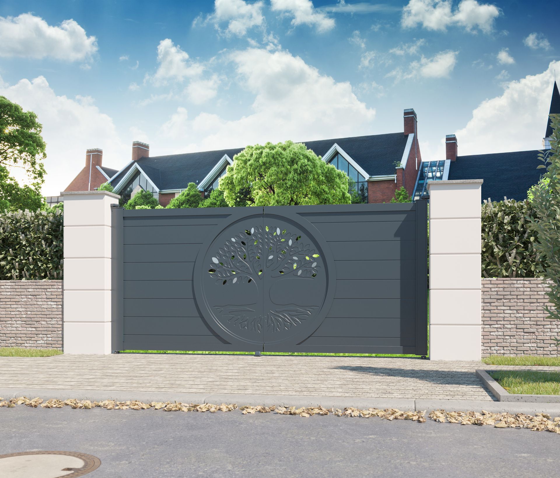 Portail coulissant Portao Tree