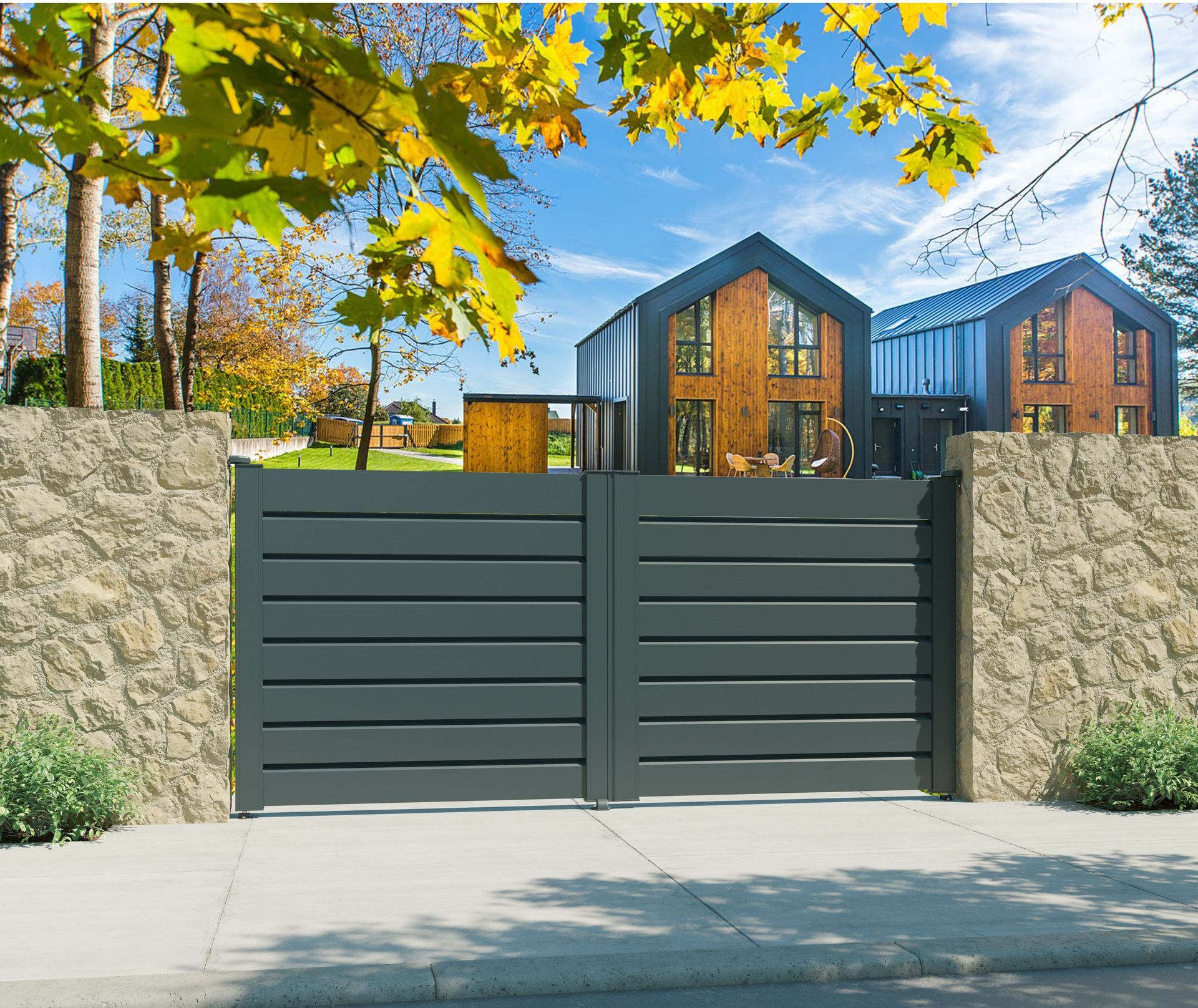 Portail battant Strong Persienne