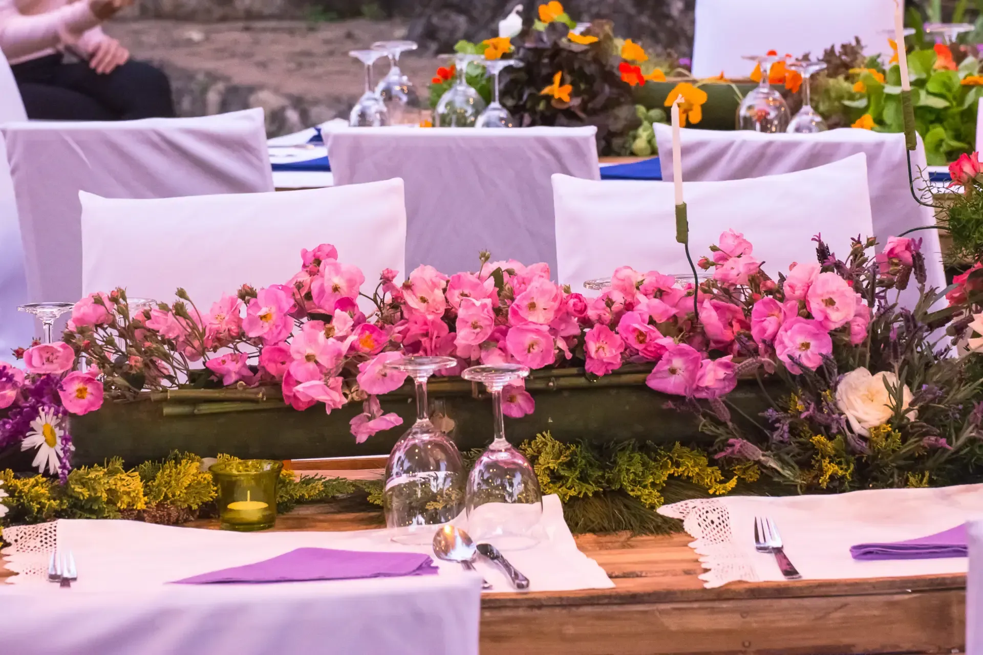 Blumen auf einem Sarg