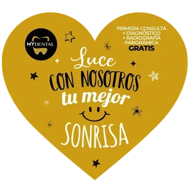 A heart shaped sign that says luce con nosotros tu mejor sonrisa
