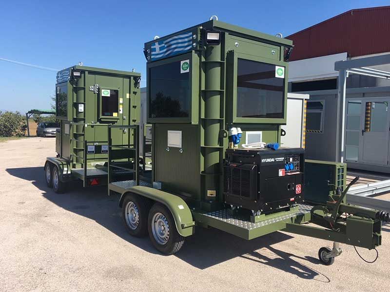 Διαξονικά τρέϊλερ μεταφοράς φυλακίων Kibo