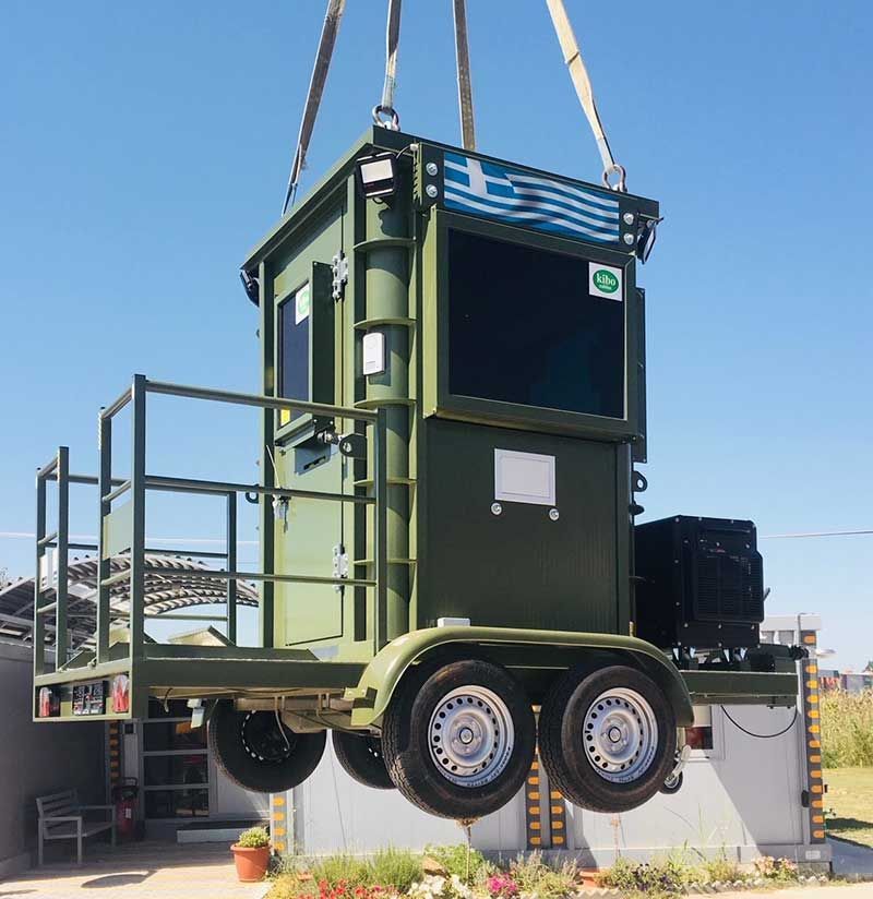 Διαξονικά τρέϊλερ μεταφοράς φυλακίων Kibo