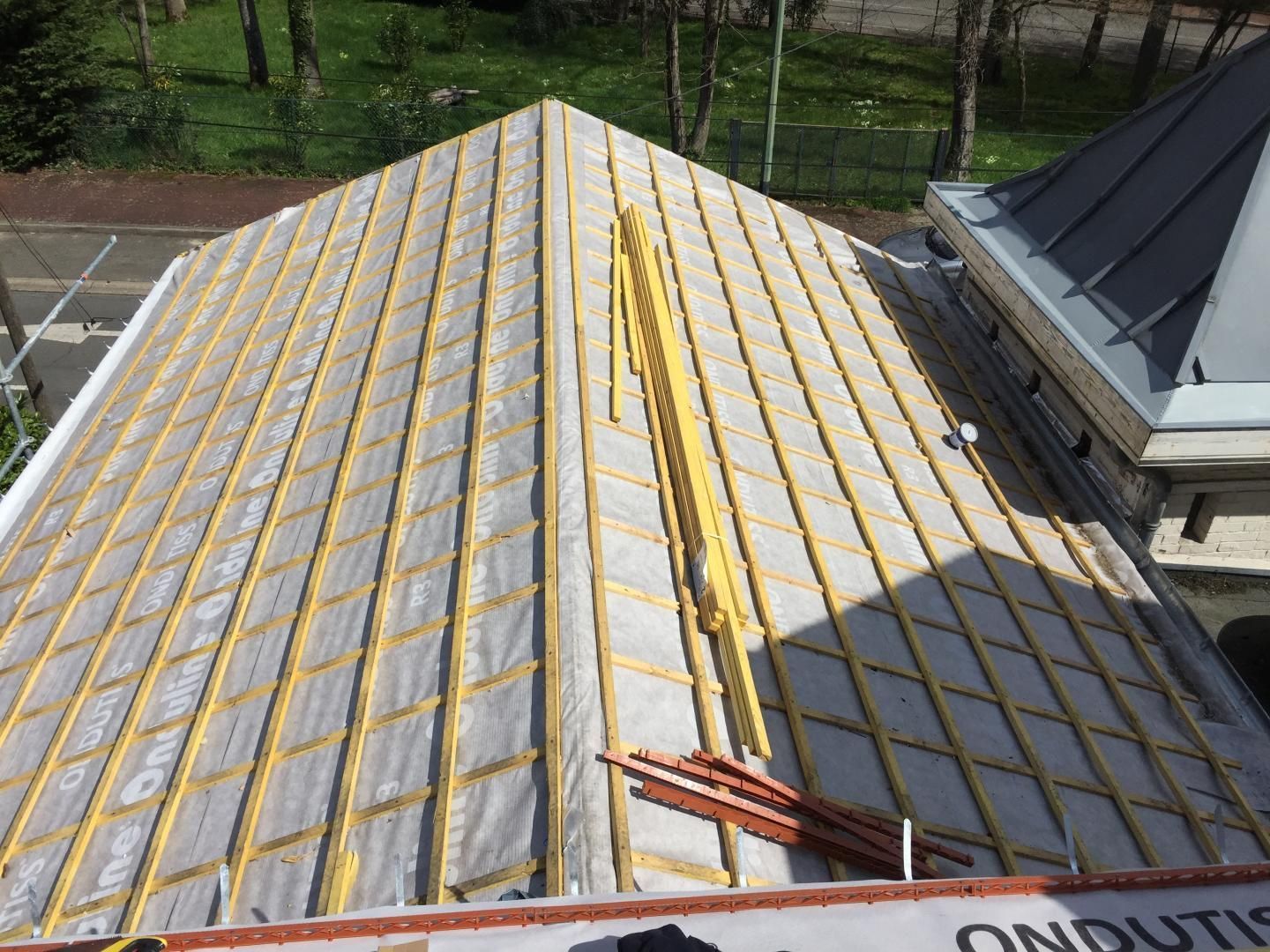 Photo avant le remplacement de toiture