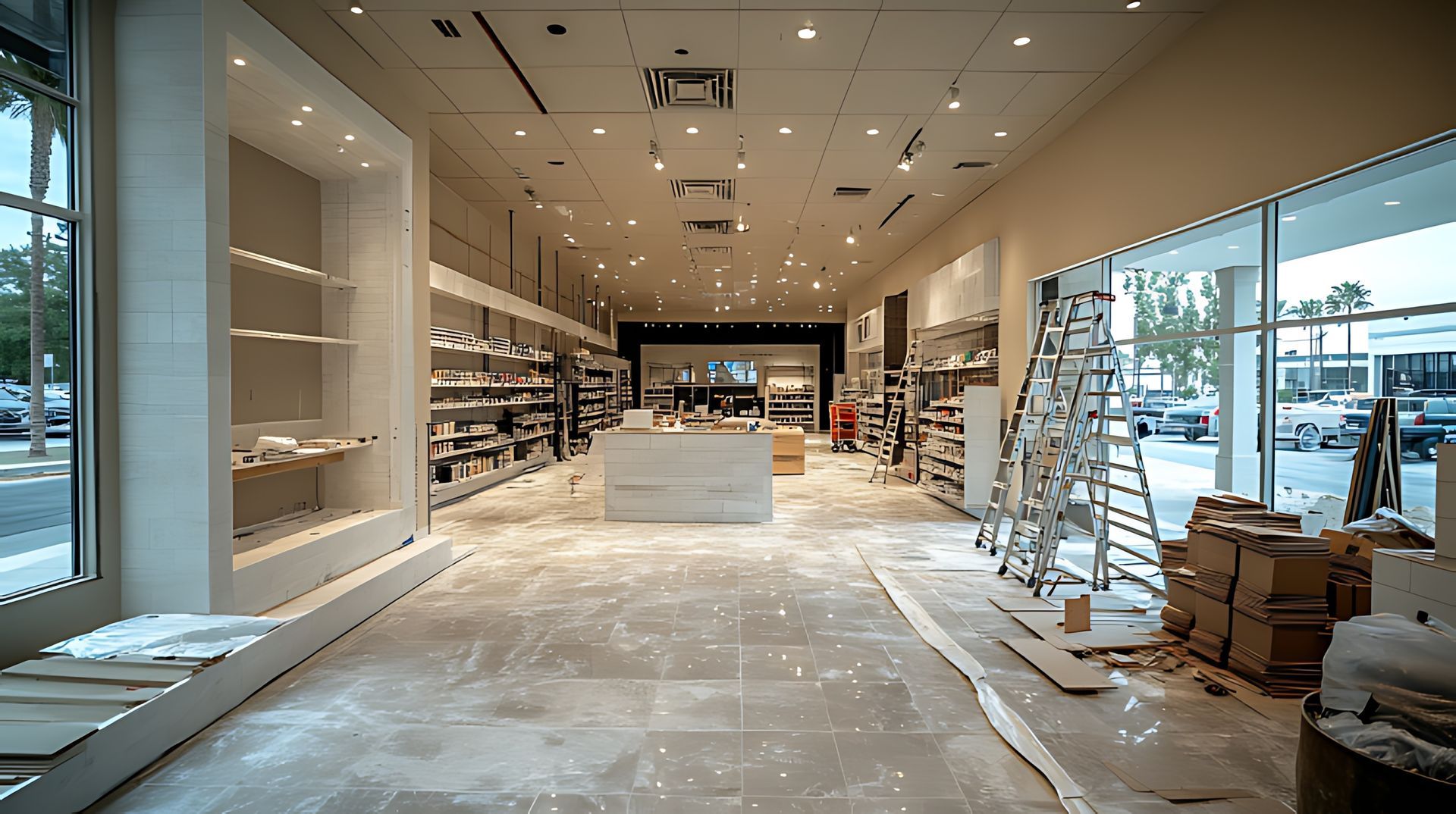 Rénovation de boutique