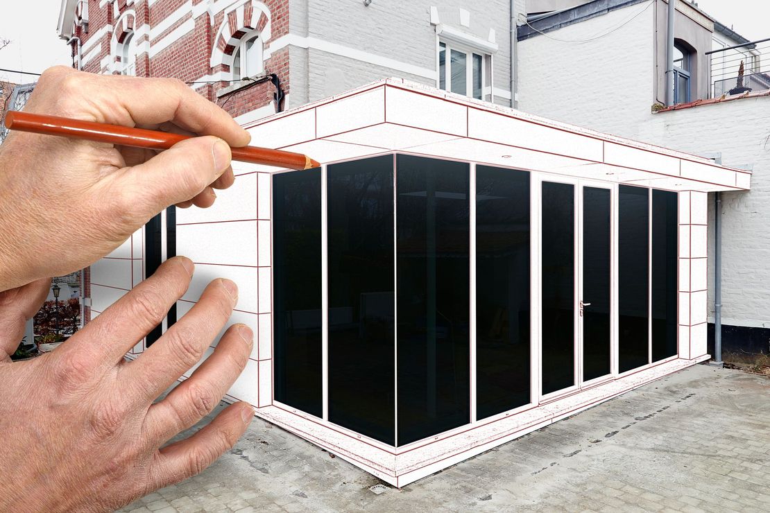 Dessin d'une extension