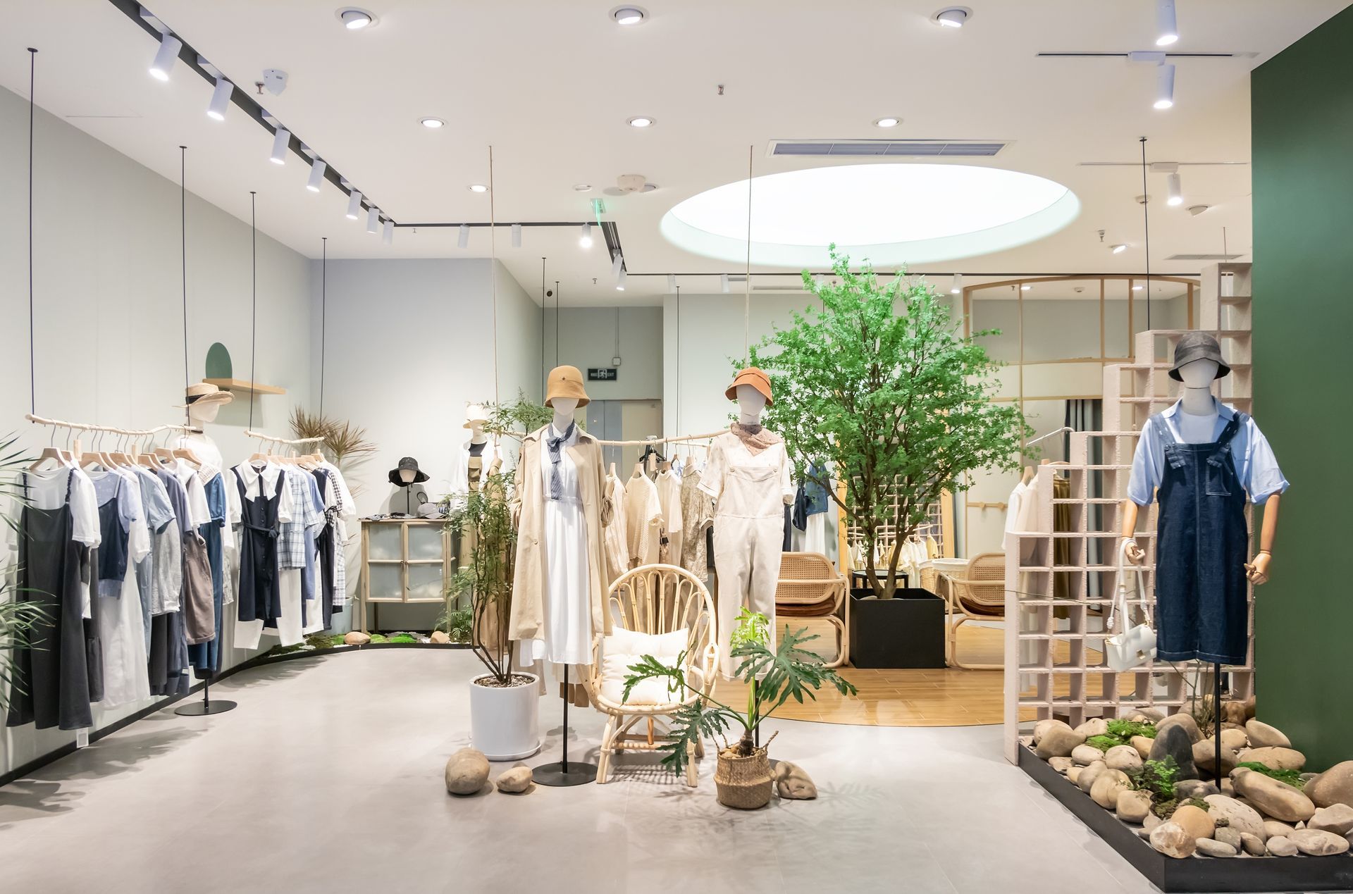 Un magasin de vêtement