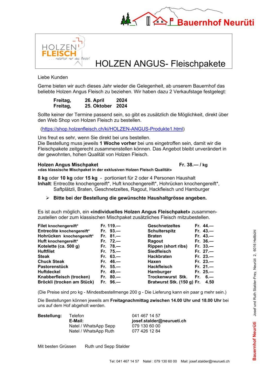 Bauernhof Neurüti