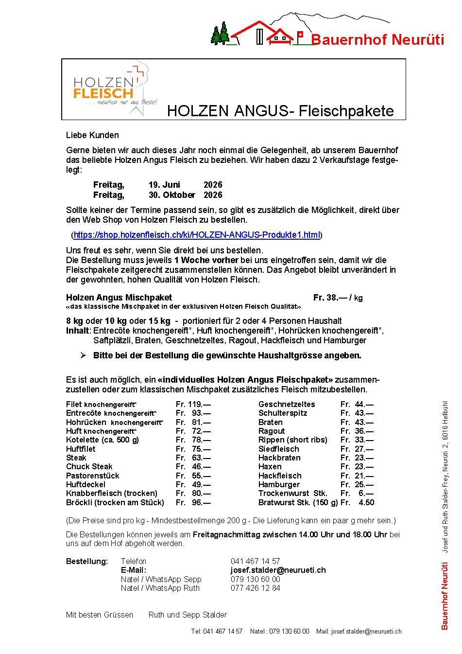 Bauernhof Neurüti