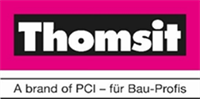 Das Logo für thomsit ist eine Marke der PCI für Bau-Profis