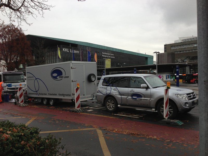 Fahrzeug PRO Liner Rohrsanierung