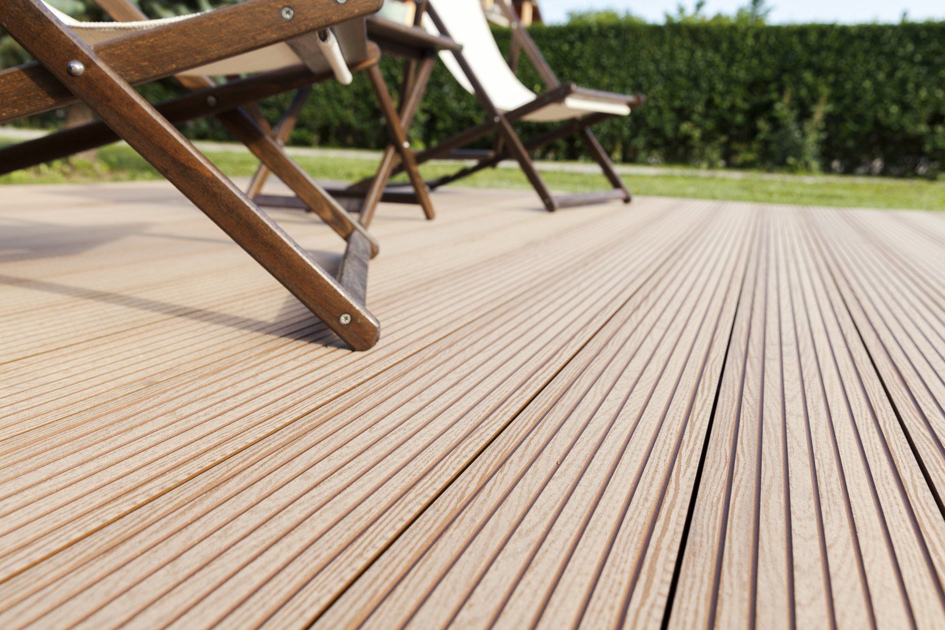 Terrasse extérieure en bois