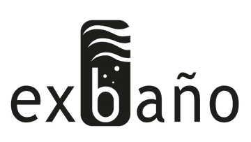 Logotipo de Exbaño que presenta el texto