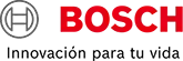 Logotipo de Bosch en rojo con su emblema circular a la izquierda y el eslogan en español