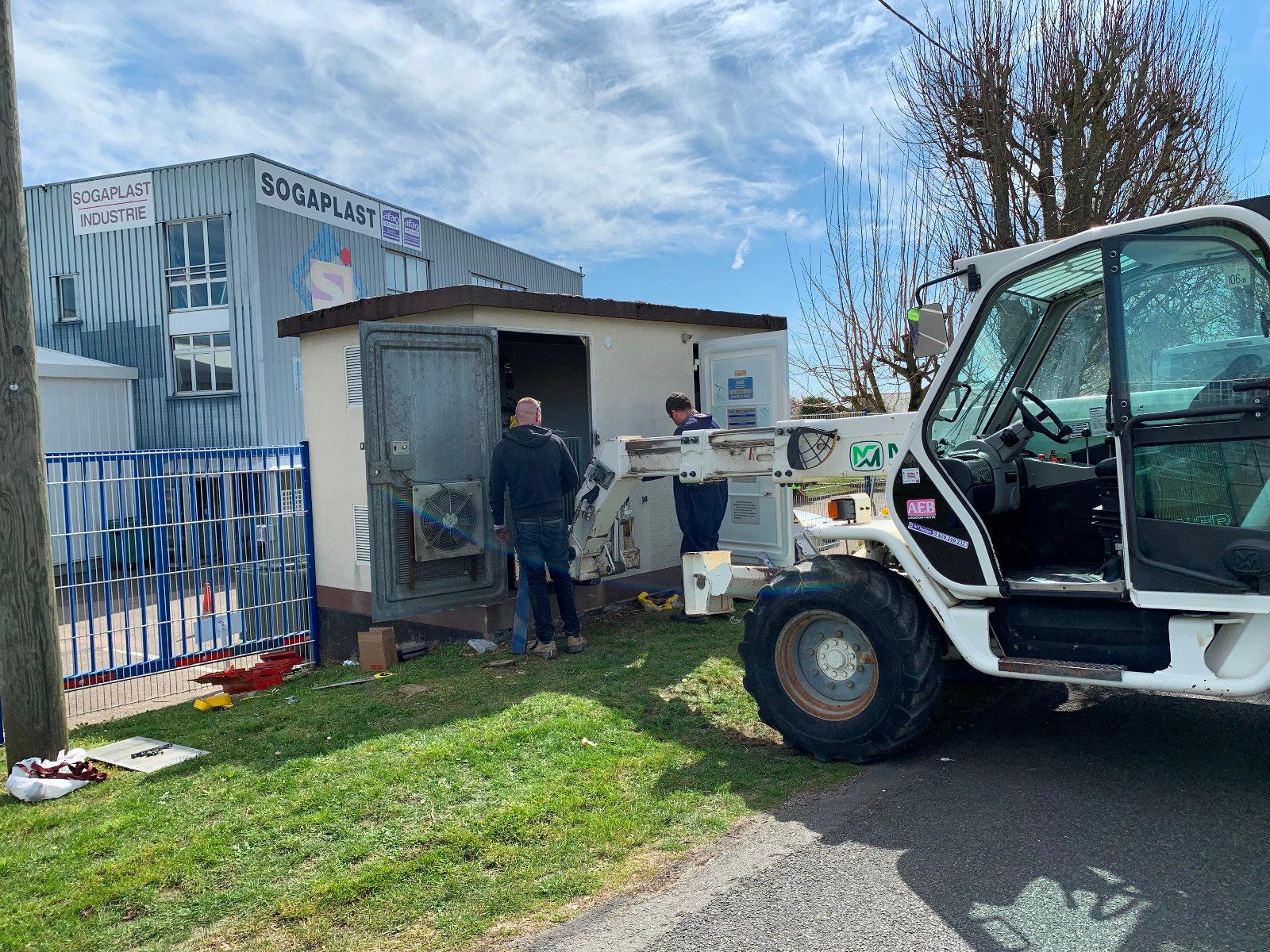 Contrôle d'un poste de livraison