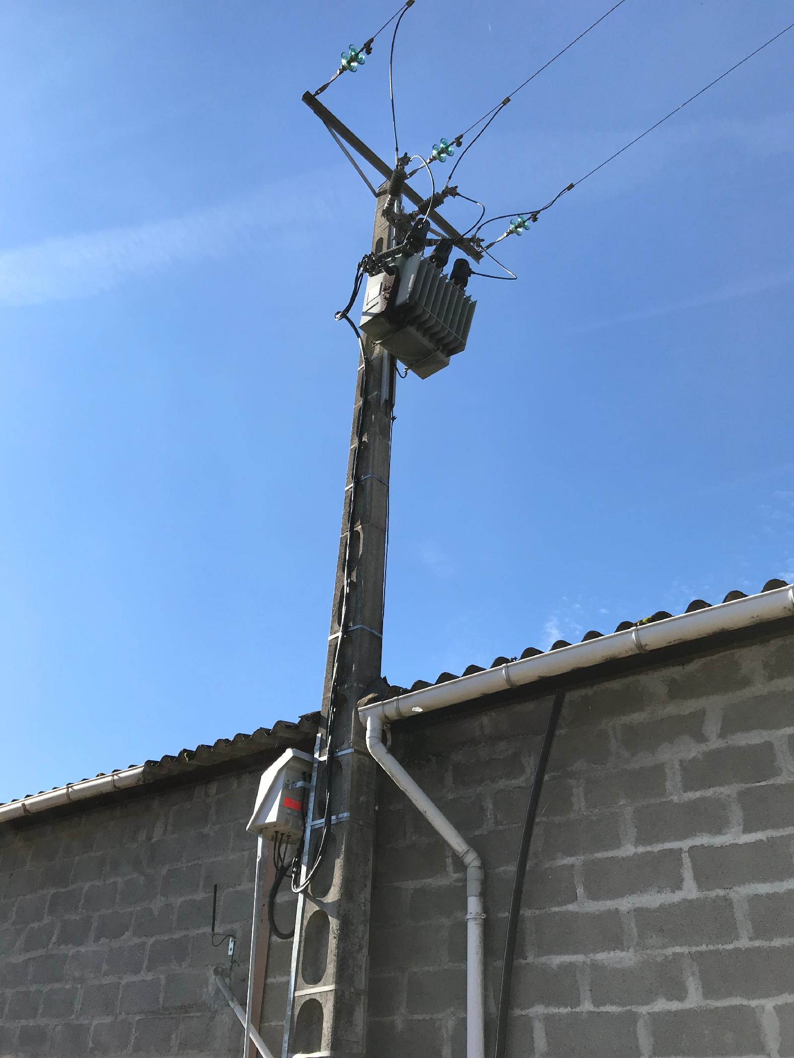 Dépollution poteau ligne HT