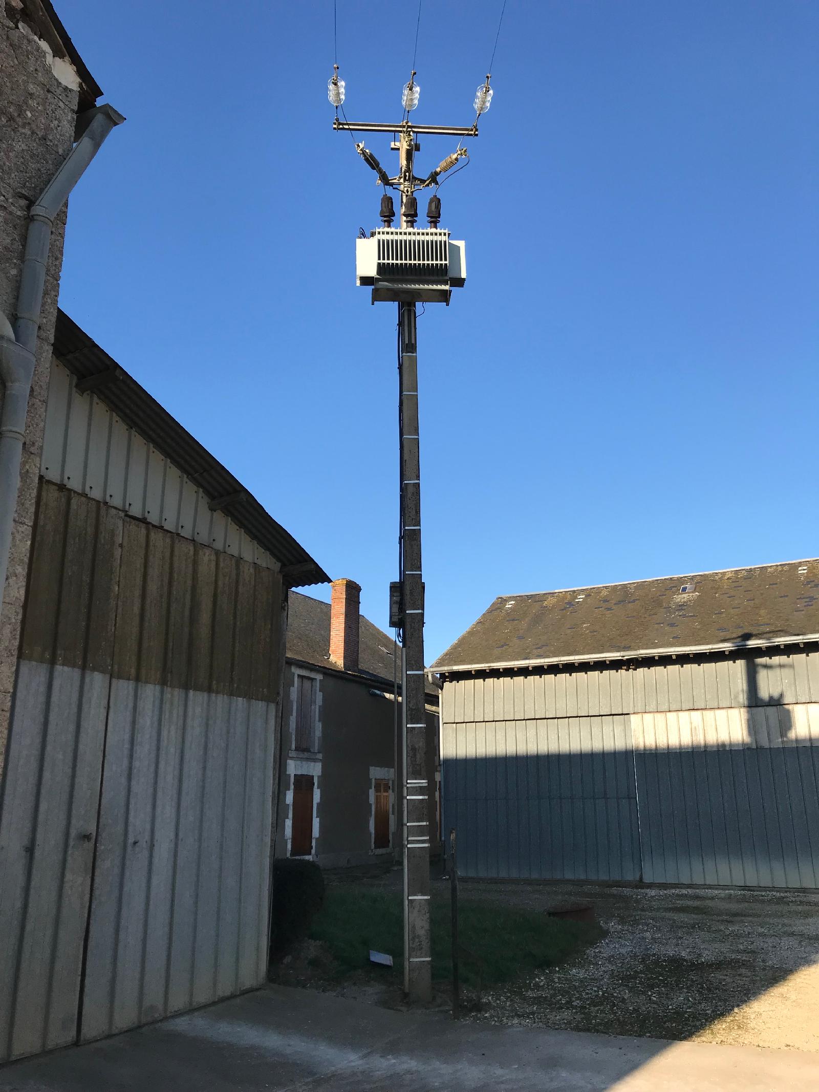 Travaux transformateur électrique