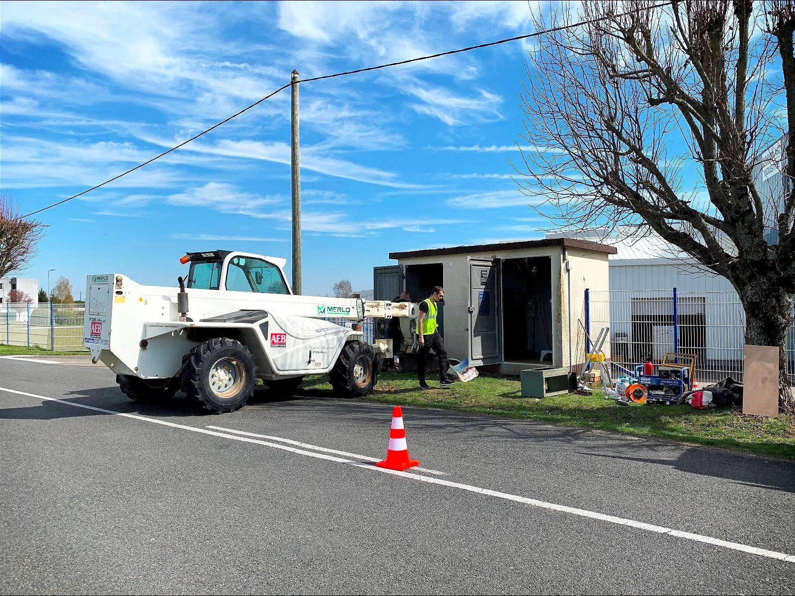 Installation de transformateur électrique