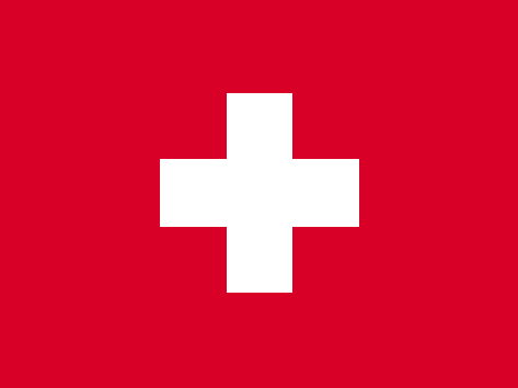 Le drapeau de la suisse a une croix blanche sur fond rouge