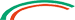 Italienische Flagge als Regenbogen