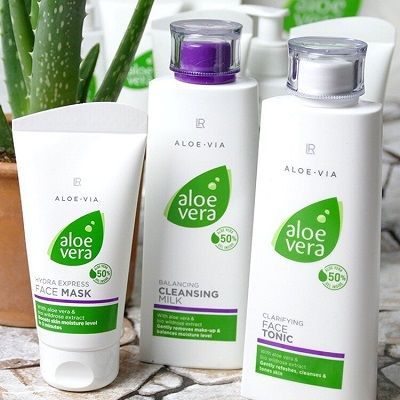 Du gel à l'aloe vera.