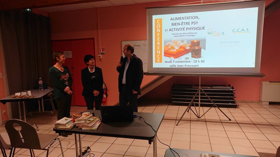 Monsieur Guillaume Ruet, Maire de Chevigny-Saint-Sauveur et Madame Marie-Claude Terrier, Adjointe CCAS