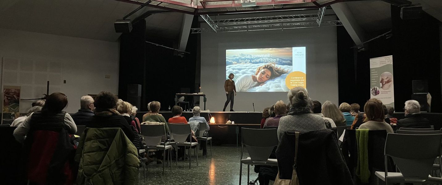 Conférence au sujet du sommeil