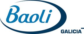 Un logotipo azul y blanco para Baoli Galicia