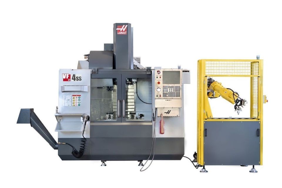 Haas vf4ss et Robot URC20