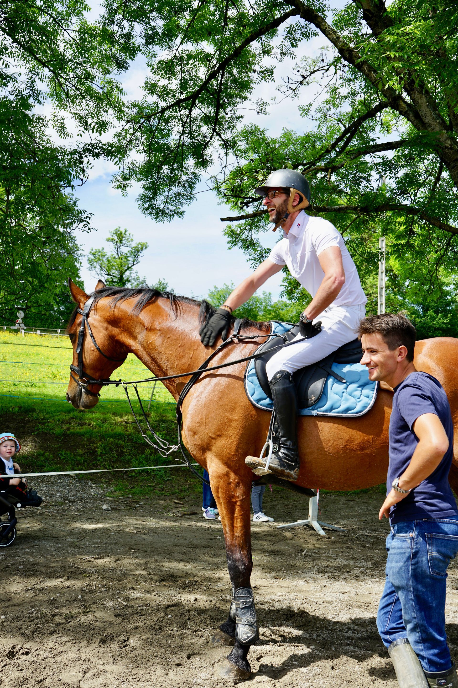 Sortie collective en randonnée à cheval