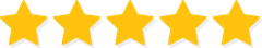 5 étoiles jaunes