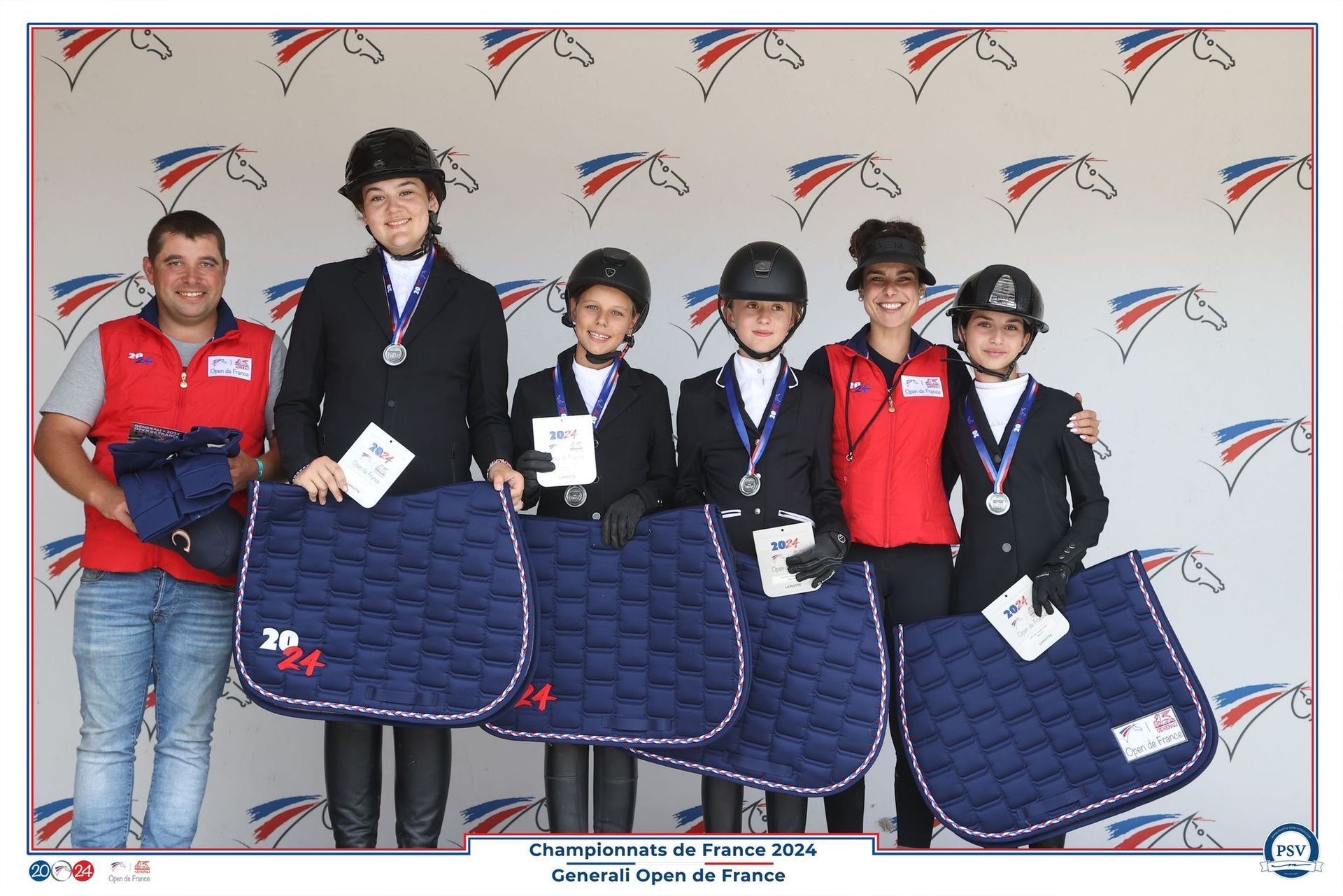 Récompenses lors des championnats de de France 2024