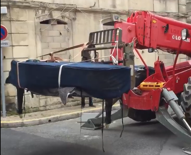 Déménagement d'un piano