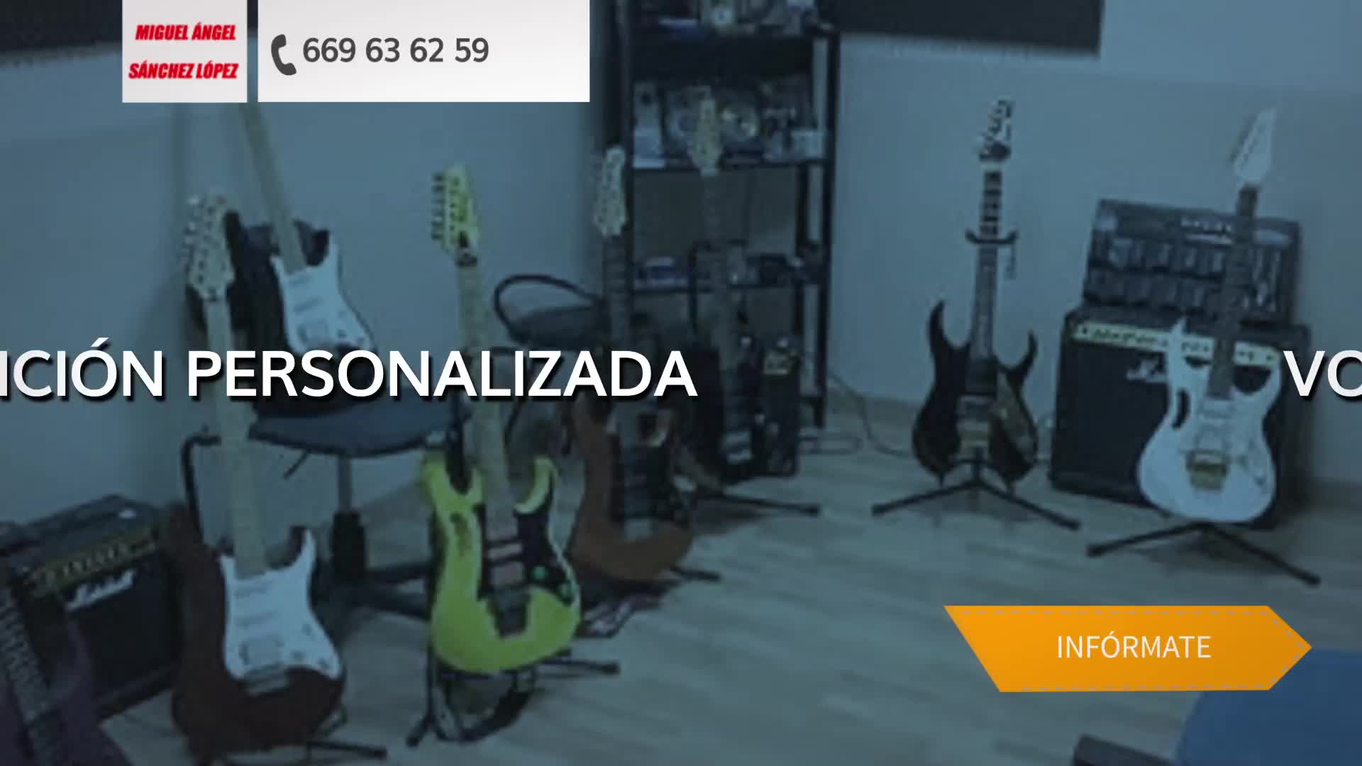 Clases de guitarra eléctrica en el centro de Madrid - Miguel Ángel Sánchez