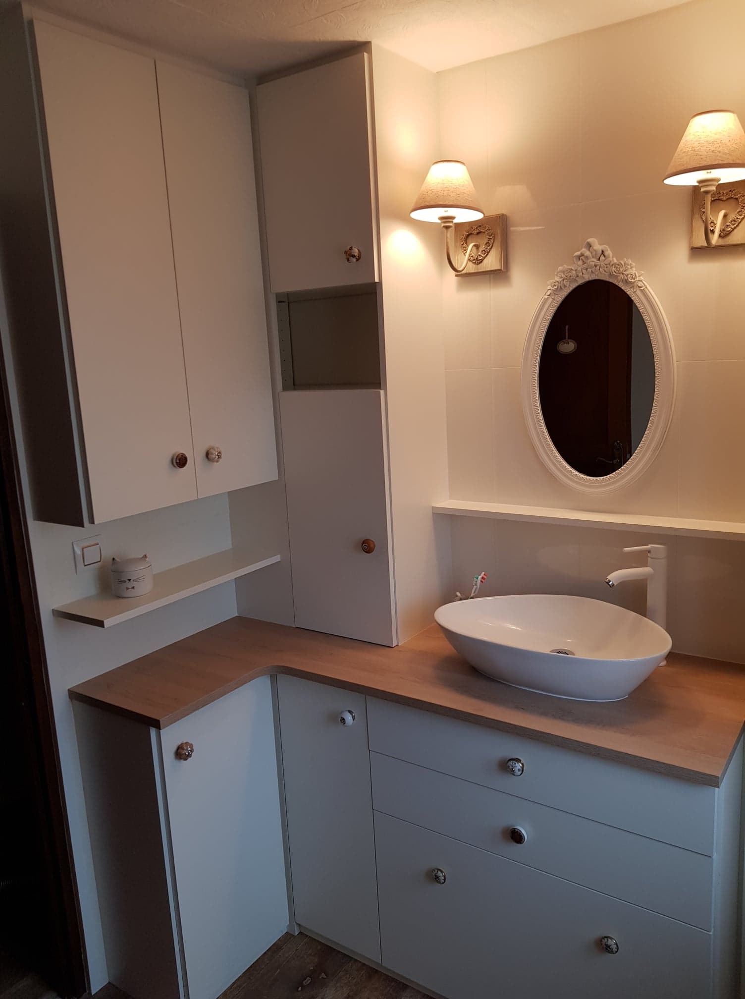 Placard de salle de bains sur mesure