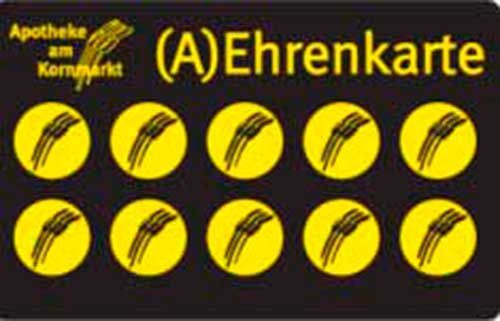 Ehrenkarte Apotheke