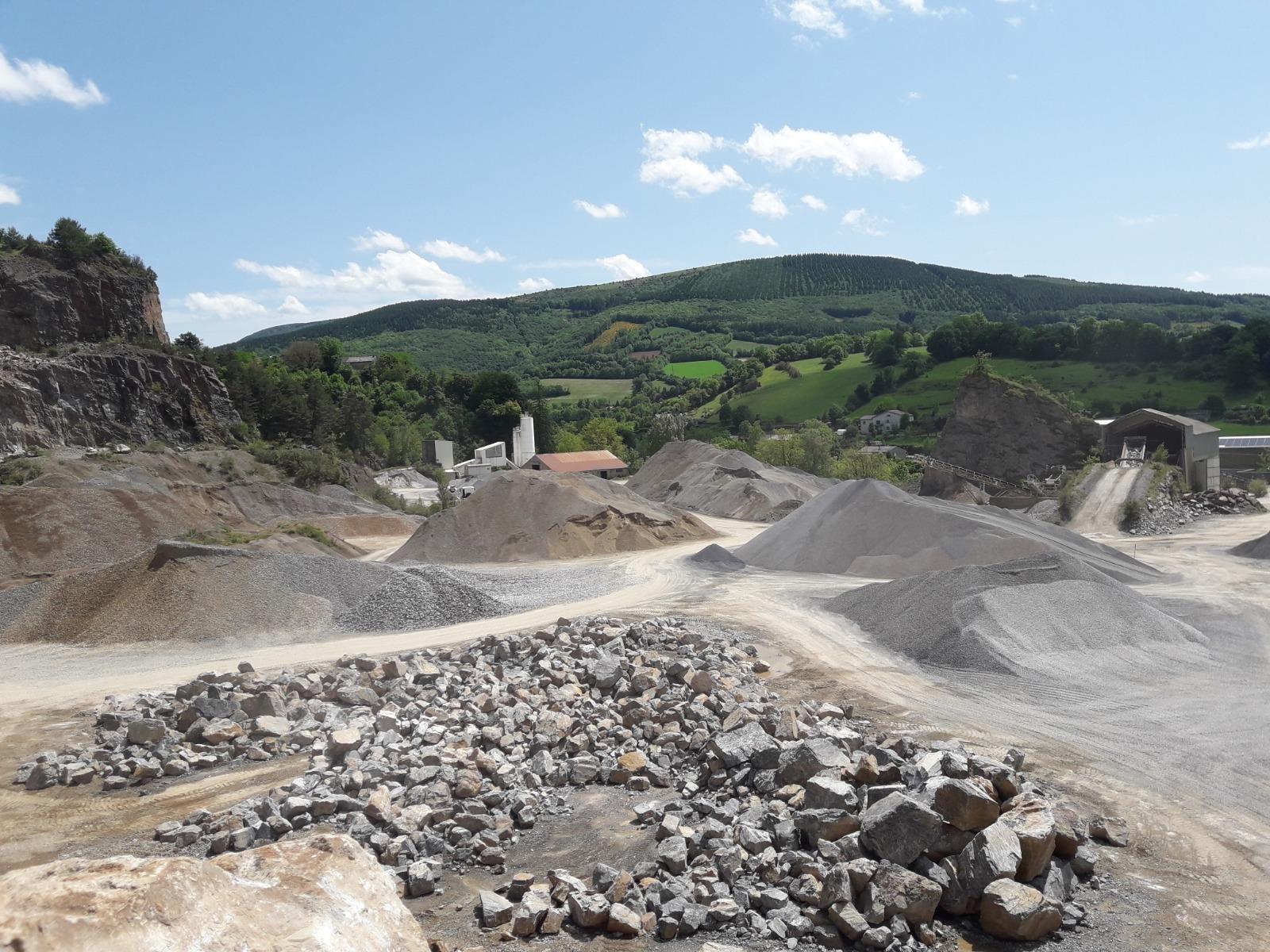 Pierre extraite de la carrière